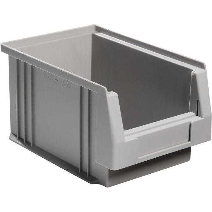 LA-KA-PE, Lagerbehälter, Sichtlagerkasten PLK L230xB150xH125mm PP grau