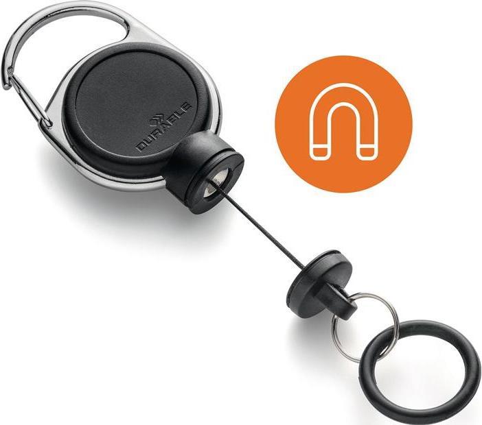 Immagine prodotto Durable Supporto a clip JoJo per piccoli flaconi di disinfezione Lunghezza della cinghia 600 mm nero