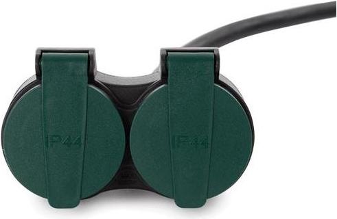 Produktbild Velleman Outdoor-Verlängerungskabel mit 2 Steckdosen - Pin Erde - 20 m (20 m, CEE 7/5)