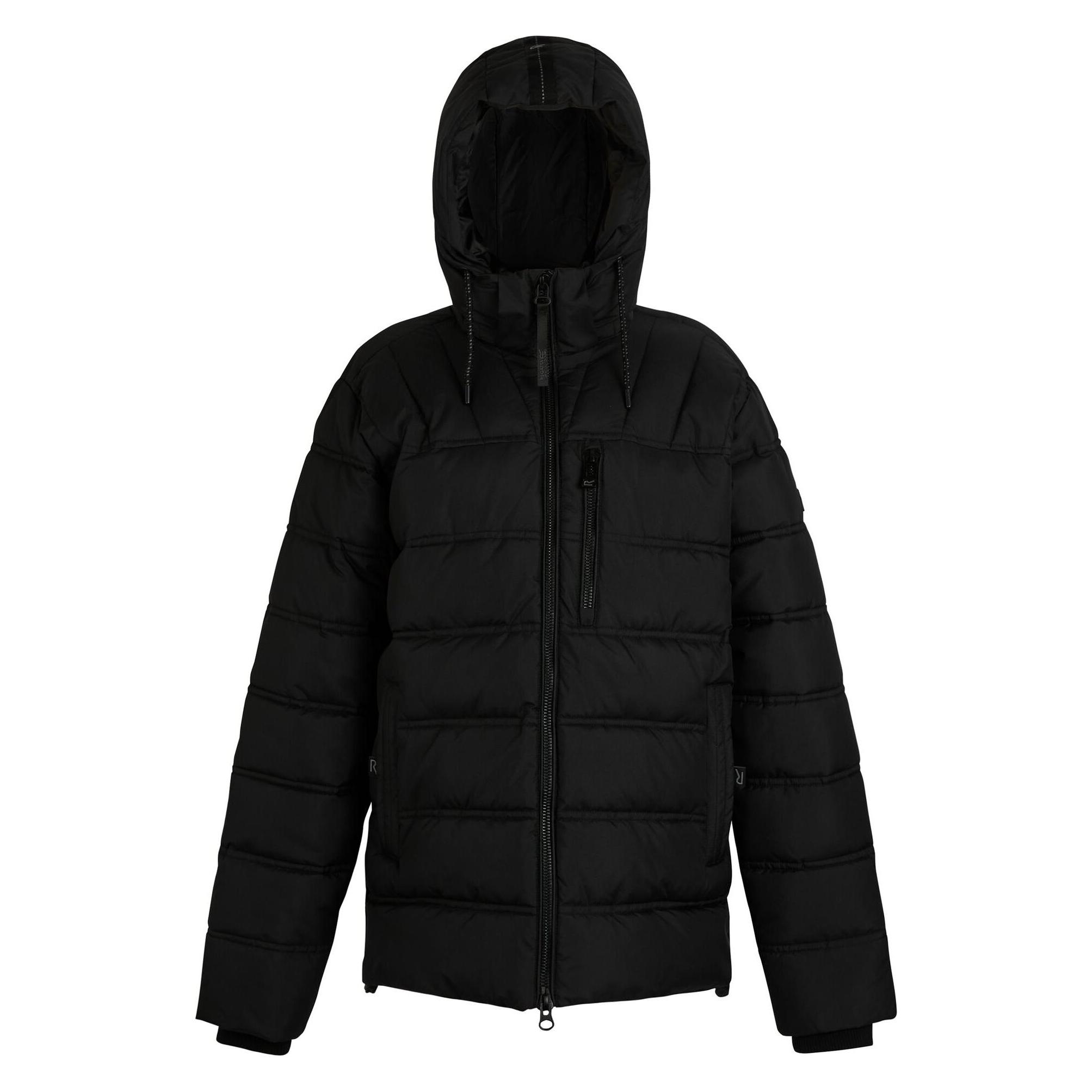 Regatta, Herren, Winterjacken, Leeshaw, Schwarz, (3XL)