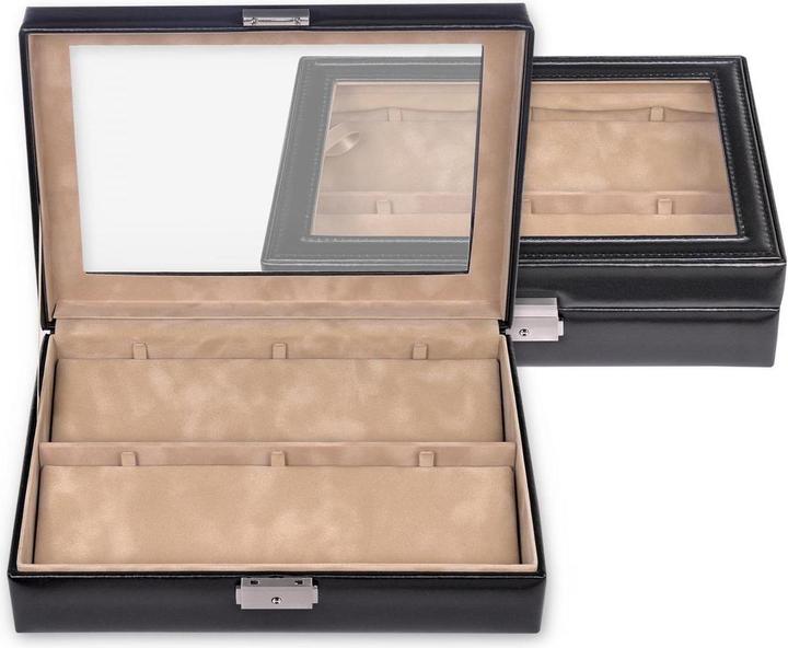 Produktbild Sacher 2126.010443 - Taschenuhrenetui new classic schwarz Leder