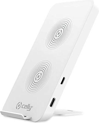 Immagine prodotto Celly WLFASTSTANDWH Caricabatterie per dispositivi mobili Bianco Interno (10 W)