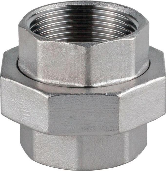 Produktbild Verschraubung I/I flach NPS=1/2 ″ 311 L 38 mm L1=14 mm L2=12 mm (T-Flachwinkel, 10 Stk.)