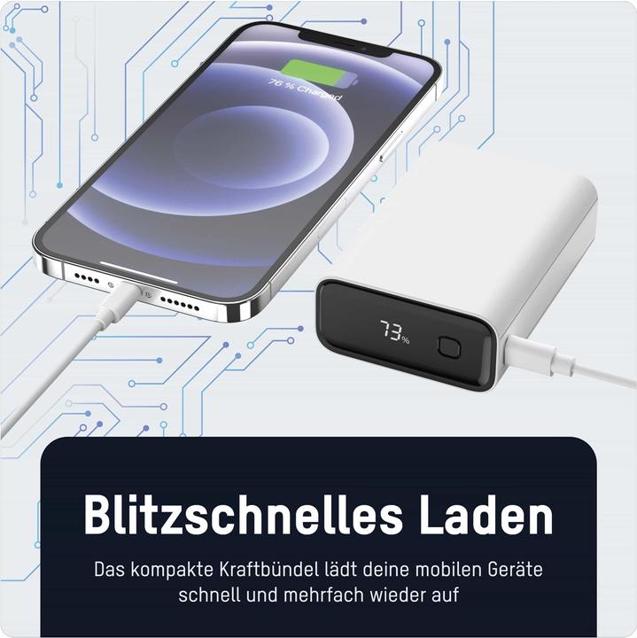 Image du produit Ansmann Banque d'alimentation 20000 mAh PB222PD blanc (20000 mAh, 22.50 W, 88 Wh)