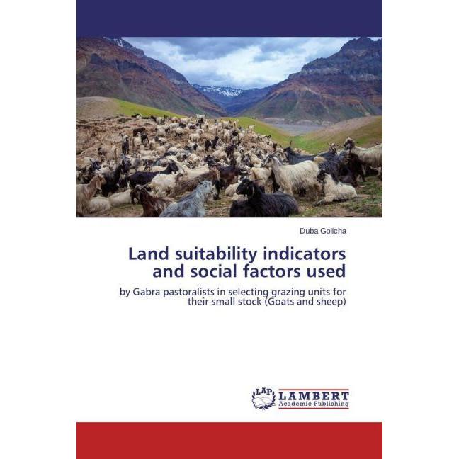 Land suitability indicators and social factors used, Fachbücher