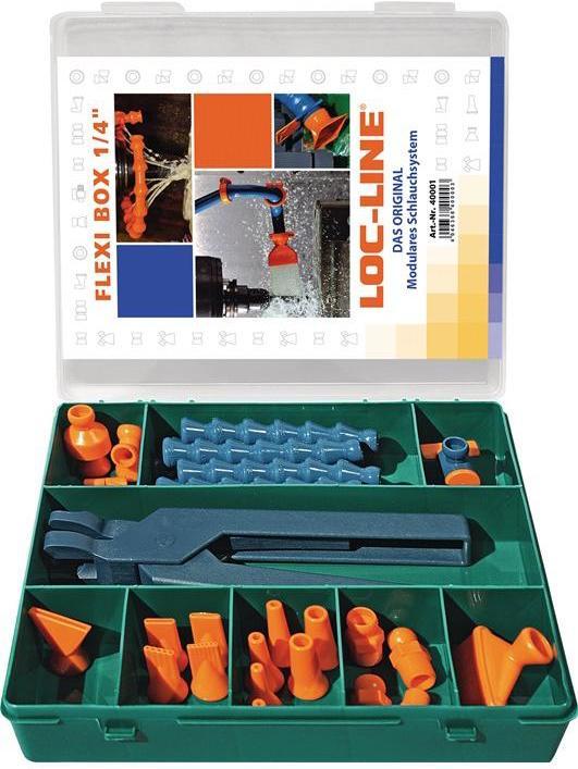 Loc-Line Flexible coolant hose set size 1/4 inch 29-part