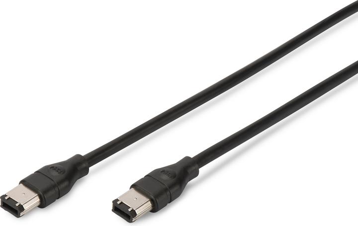 Actual product image Digitus ASSMANN FireWire 400 connection cable 6pin St/St 3,0m IEEE 1394-2008 sw (3 m, FireWire)