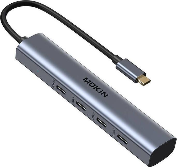 Produktbild Mokin USB-C Hub with 4 USB-C Ports (silver) (USB-C, 4 Ports)