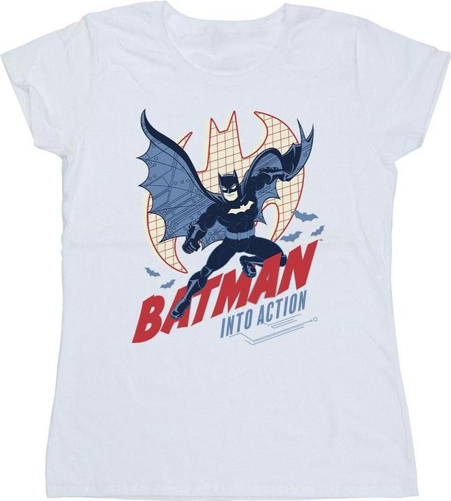 Produktbild Batman Into Action TShirt aus Baumwolle