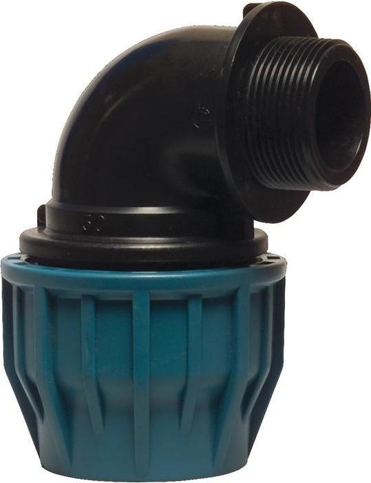 Image du produit Bevo Coude Jason 40 mm x 1 1/4 ″ 16 bar serrage x filetage mâle (25 pcs)