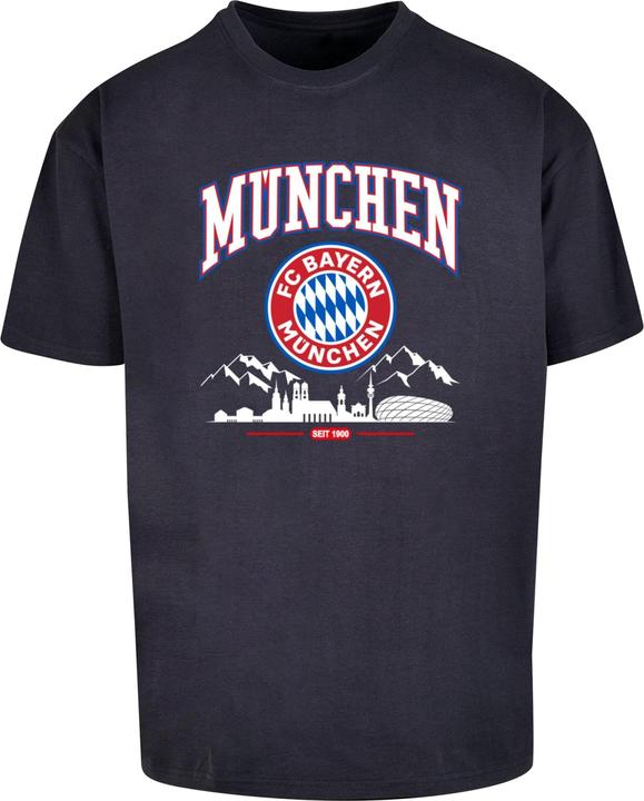 Immagine prodotto FC Bayern München Maglietta oversize pesante FC Bayern Skyline for grey - 115313 (M)
