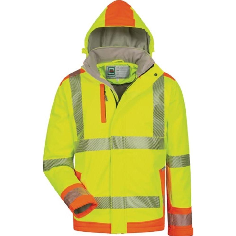 Elysee, Arbeitsjacke, Warnschutz-Softshelljacke Rickmer Grösse XXXL gelb/orange (3XL)
