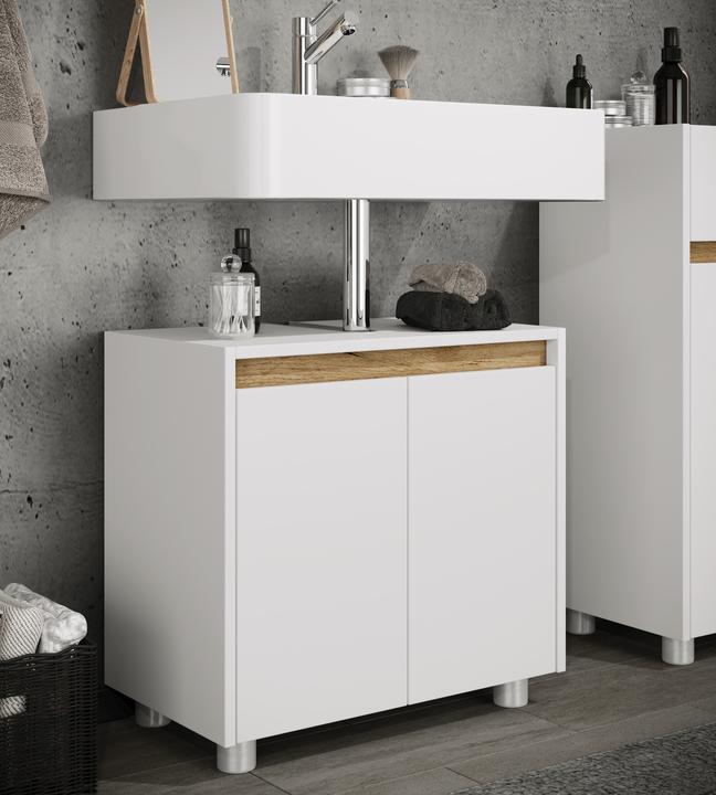 Produktbild VCM Holz Badschrank Badunterschrank Cosila (57 x 33 x 55 cm)