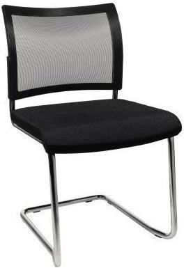 Topstar Besucherstuhl Visit 20 Net NV490 G200 20 Freischwinger schwarz (45 cm)