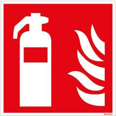 Neutralware Brandblusbord Afmetingen: 15 x 15 cm (B x H) Typeaanduiding van het motief: Brandblusser
