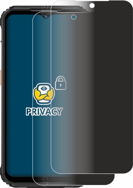 Actual product image BROTECT Anti-spy privacy film Blue light protection film (2 Piece, Ulefone Armor 21)