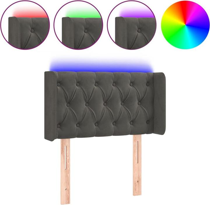 Immagine prodotto vidaXL LED Kopfteil (203 x 16 x 128 cm)