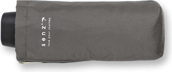 Actual product image Senz Micro Foldable Storm Regenschirm, Silky Grau