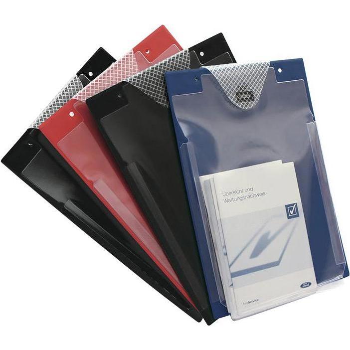 Eichner, Dokumententasche, Auftragstasche mit Klettverschluss und Kordel DIN A4 schwarz (A4)