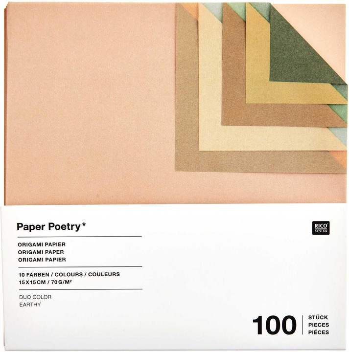 Produktbild Rico Design Origami Duo Color, Earthy FSC MI.300896 (70 g/m², 100 x)