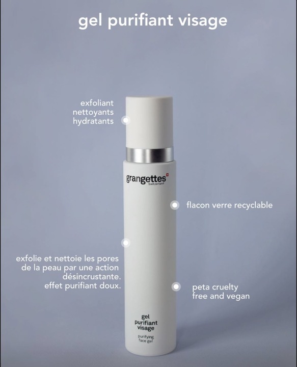 Actual product image Grangettes purifying face gel (Gel, 100 ml)