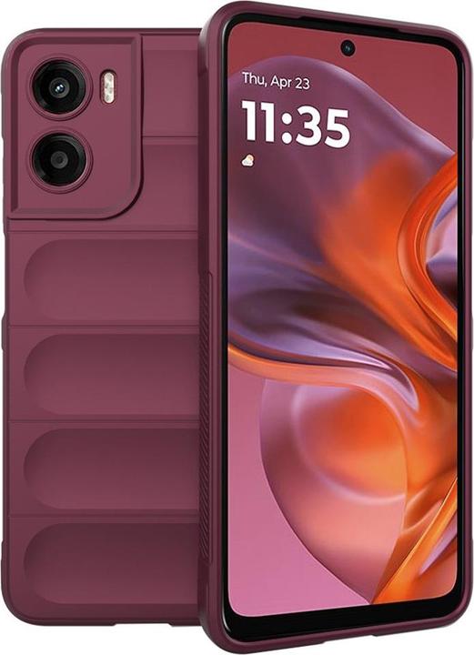 Techsuit - Magic Shield - Motorola Moto G05 / E15 - Bordeaux (Motorola Moto E, Motorola Moto G5)