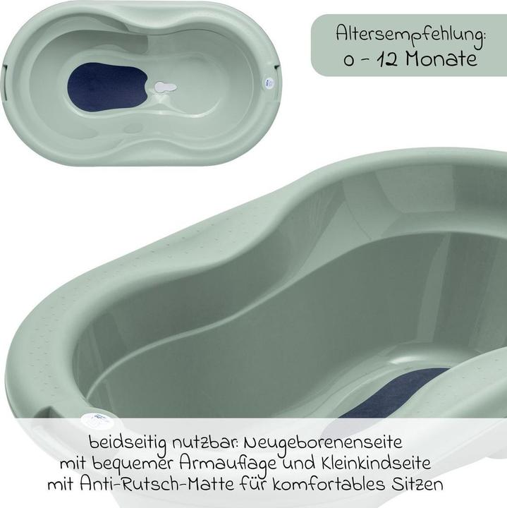 Actual product image Rotho Babydesign Babybadewannen & Badeeimer Baby-Badewanne Tilo - mit Anti-Rutschmatte