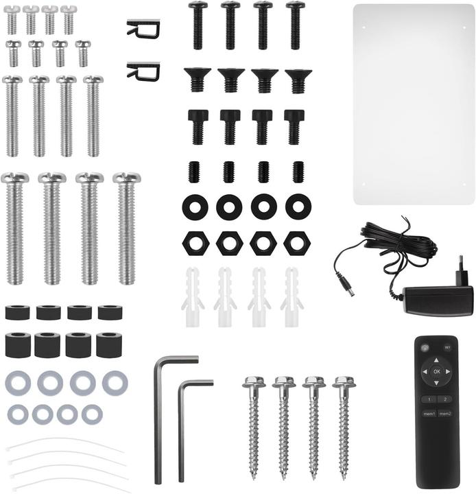 Actual product image Maclean electric ceiling TV mount TUYA support max VESA 600x400 90st swivel remote (Ceiling, 35 kg, 32" - 75")