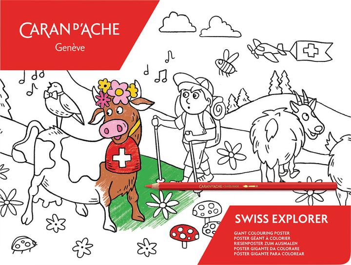 Produktbild Caran d'Ache Swiss Explorer Farbposter