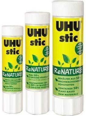 Actual product image UHU Glue stick solvent-free stic ReNATURE refillable: No Mass (weight): 8.2 g