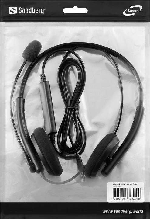 Produktbild Sandberg Office MiniJack Office-Headset-Abdeckung (Kabelgebunden)