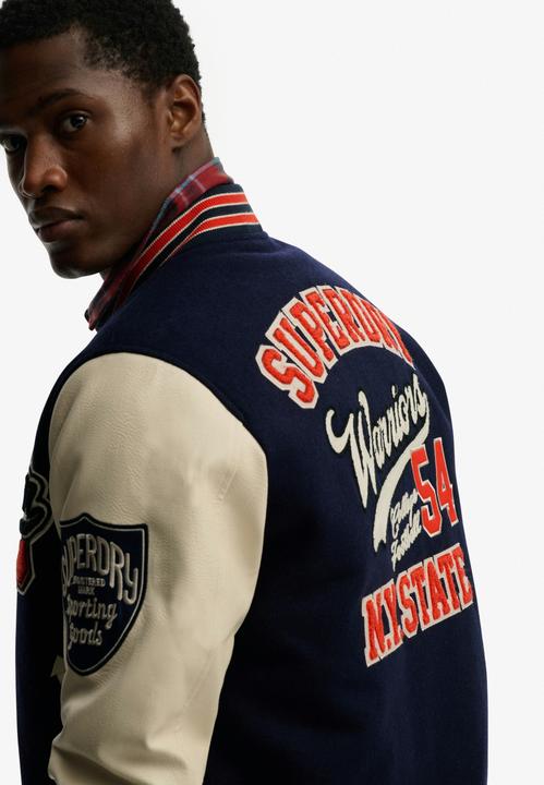 Actual product image Superdry College Patched Varsity Jacket (XL)