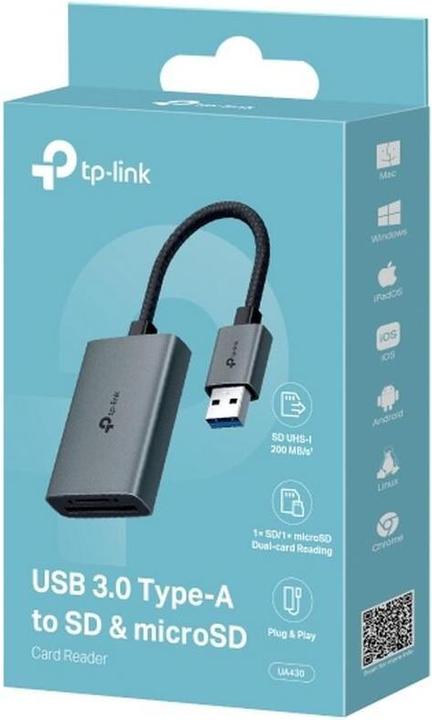 Produktbild TP-Link Adap USB Type-A to SD&TF 3.0 UA430 (USB 3.0)