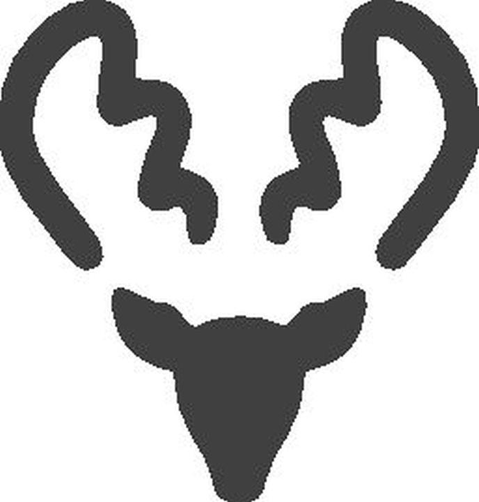 Actual product image Heyda Motif punch for cardboard up to 220g/sqm moose pop-up large approx. 25x25mm