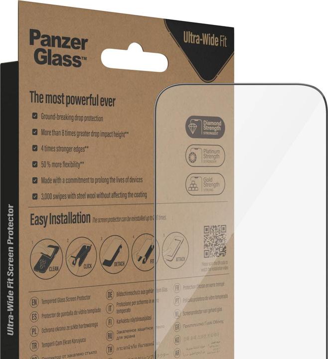 Produktbild PanzerGlass Ultra-Wide Fit (1 Stück, Apple iPhone 14 Pro)