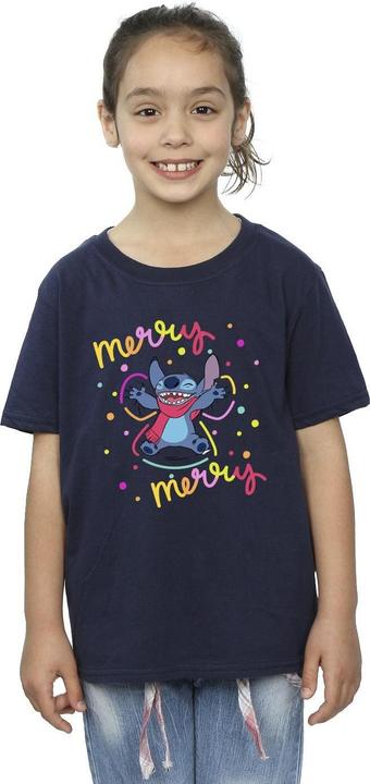 Produktbild Disney Lilo & Stitch Merry Rainbow TShirt Mädchen (116)