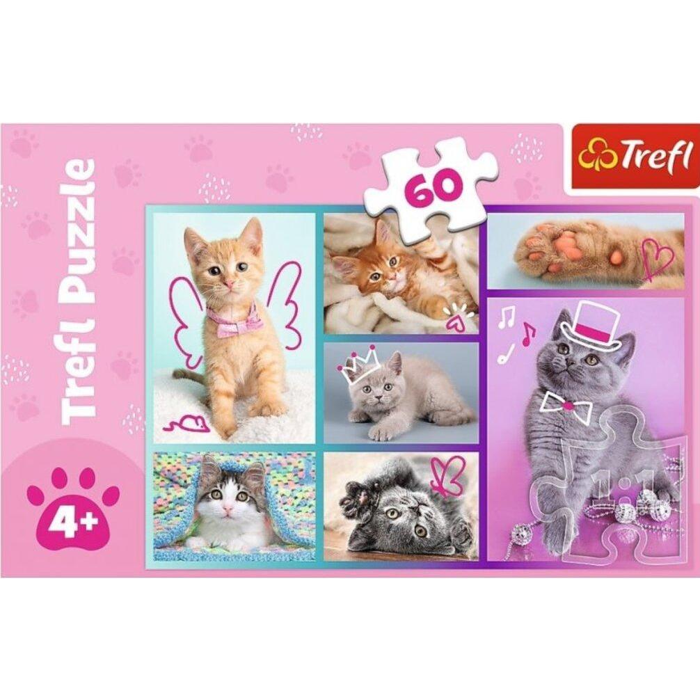 Thumbnail - Trefl Puzzle bestehen aus 60 Teilen und wurden für alle kleinen Puzzle-Liebhaber entworfen. Wenn es fertig (60 Teile)