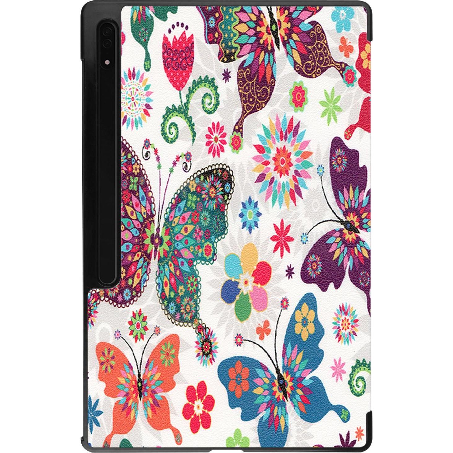 Thumbnail - Lobwerk Hülle für Samsung Tab S8 Ultra SM-X900 SM-906 14.6 Zoll Smart Cover Etui mit Standfunktion und Auto, eReader Zub...