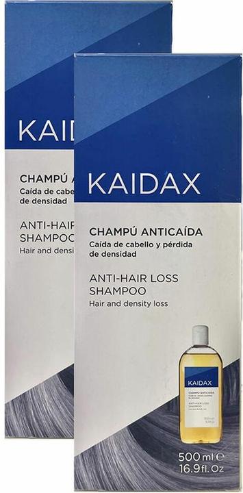 Topicrem Kaidax Shampooing anti-chute 500ml - Pack de 2 (Shampoing liquide, 1000 ml)