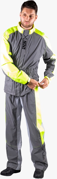 Actual product image iXS Rain pants Silver Reflex-ST neon-grey (Women, Men, XL)