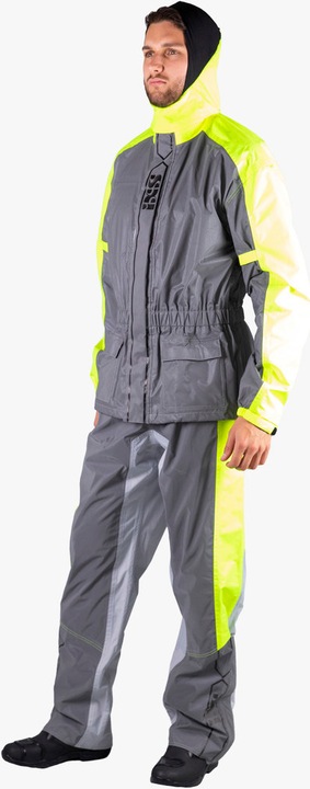 Actual product image iXS Rain pants Silver Reflex-ST neon-grey (Women, Men, XL)