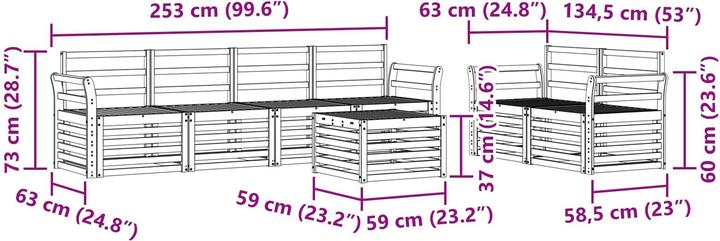 Produktbild vidaXL Outdoor-Sofa