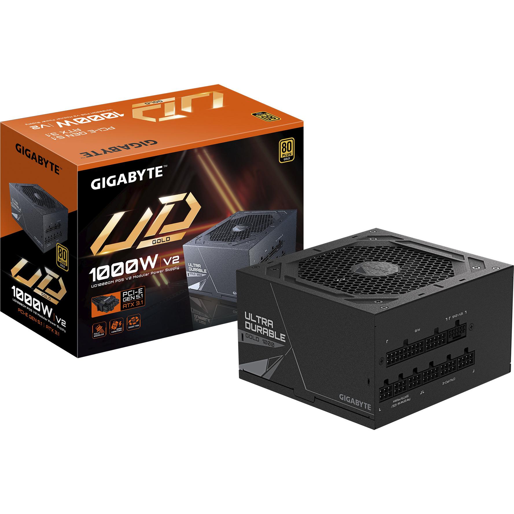 Gigabyte GP-UD1000GM PG5 V2 1000W PSU (1000 W), PC Netzteil, Schwarz