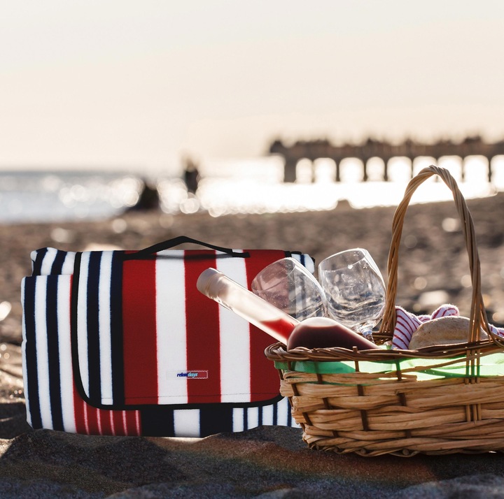 Actual product image Relaxdays Picnic blanket