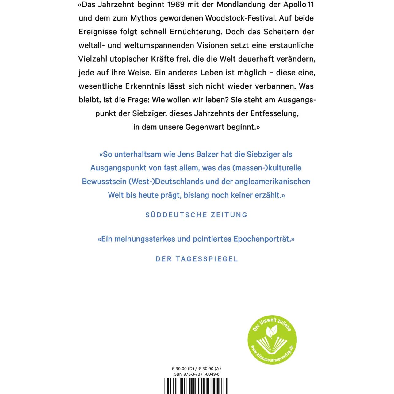 Thumbnail - Das entfesselte Jahrzehnt, Sachbücher von Jens Balzer