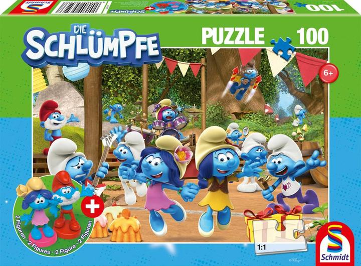 Produktbild Schmidt Spiele Verschlumpfte Party 100 Teile (100 Teile)
