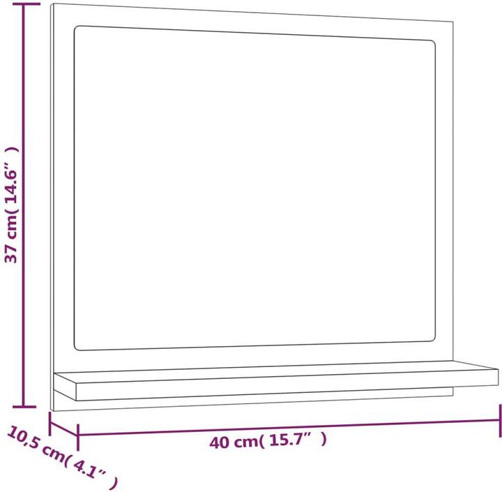 Produktbild vidaXL Adleta (40 x 10.5 x 37 cm)