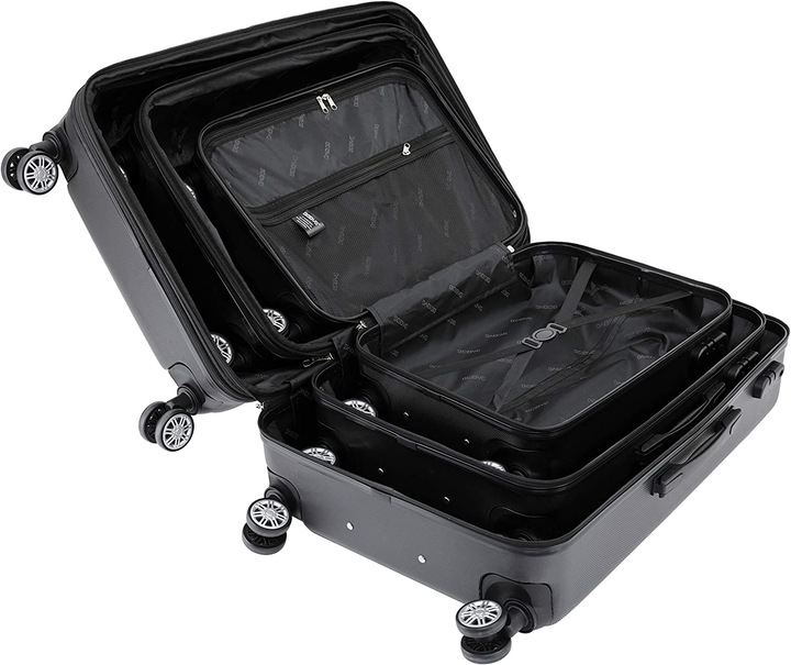Produktbild Beibye Reisekofferset, Schwarz (115 l, M (50 - 90l), L (90 - 115l), XL (ab 115l))