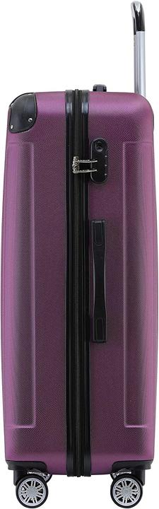 Immagine prodotto Beibye Set di valigie 2045, 3 pezzi, Viola (110 l)