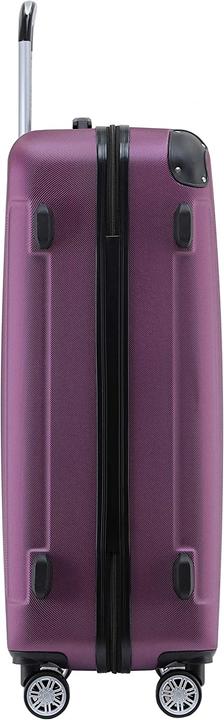 Immagine prodotto Beibye Set di valigie 2045, 3 pezzi, Viola (110 l)